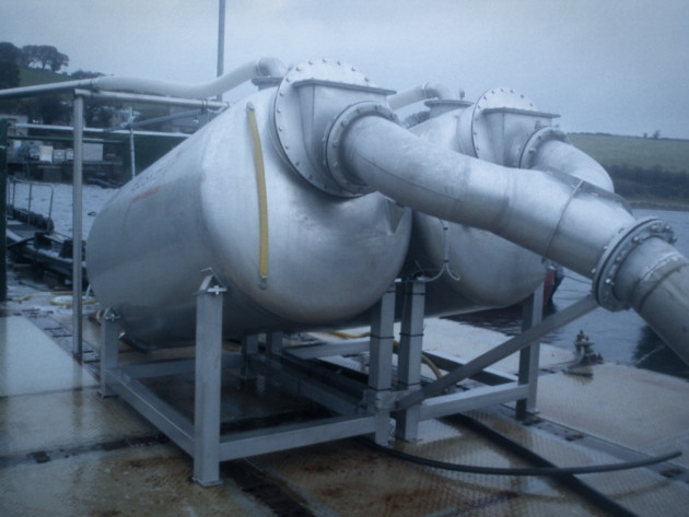 VSB3000 double tank system for pumping 5kG Salmon